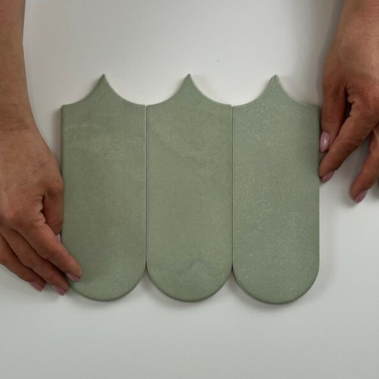 Cifre Ceramica Alure Sage Visschub Wandtegel 8x21,5 cm